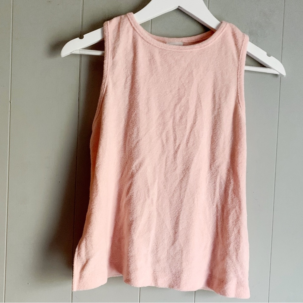 A NEW DAY Pink Terry Sleeveless Active Tennis Tank XS